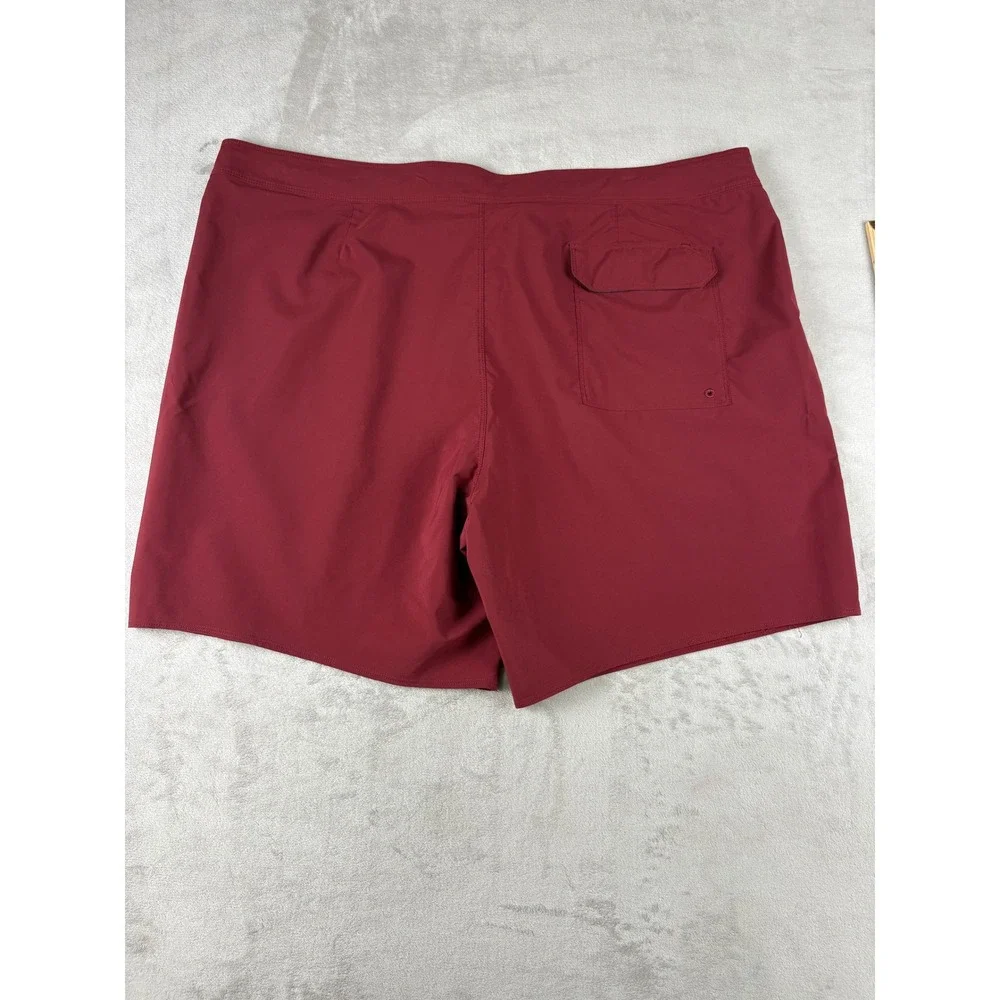 Patagonia Mens 44 Hydro Series Boardshorts Red Burgundy Swim Trunks Recycled DWR